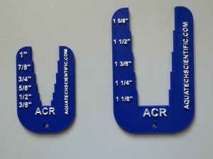 ACR COPPER PIPE DIAMETER SIZE MEASURING TEMPLATE TOOL - 3/8" THRU 1 5/8" O.D.